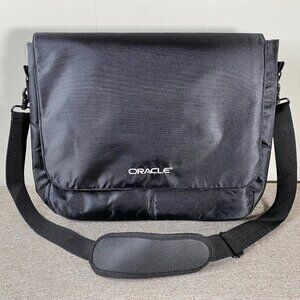 Oracle Laptop Messenger Bag Black Logo 16" x 12.5"
